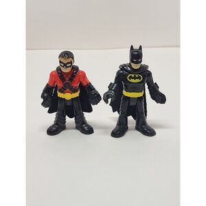 Fisher‎ Price Imaginext DC Super Friends Red Robin And Batman 3" Action Figures